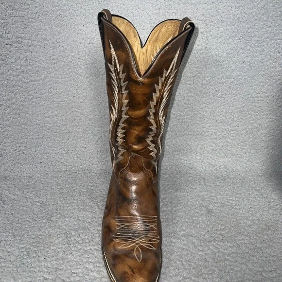 Vintage Abilene Womens Size 11 Brown Leather Western Cowboy Boots - Picture 14 of 14